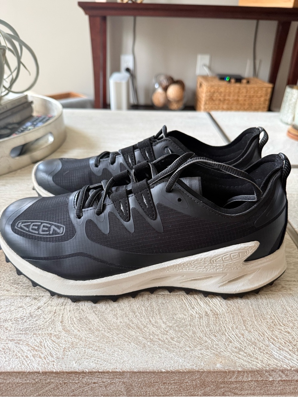 KEEN Women’s Black Trail Running Shoes size 12 worn once